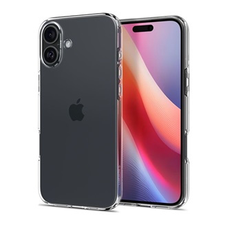iPhone 16 5G SPIGEN CRYSTAL FLEX szilikon telefonvédő ütésállóság, légpárnás sarok, ÁTLÁTSZÓ
