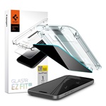 iPhone 16 5G SPIGEN EZ FIT képernyővédő üveg 2.5D, 9H, ÁTLÁTSZÓ