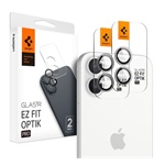 iPhone 16 5G SPIGEN OPTIK PRO kameravédő üveg 2db 9H, csak lencse, ÁTLÁTSZÓ