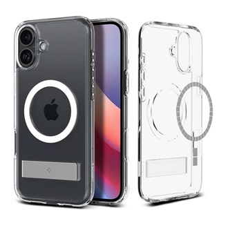 iPhone 16 5G SPIGEN ULTRA HYBRID S műanyag telefonvédő ütésállóság, MagSafe, ÁTLÁTSZÓ