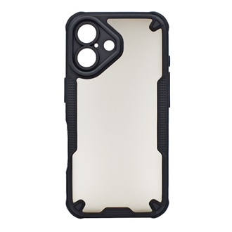 iPhone 16 GIGAPACK Defender szilikon telefonvédő ütésállóság, kameravédő, FEKETE