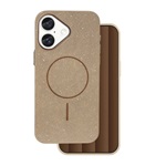 iPhone 16 GIGAPACK Szilikon telefonvédő műanyag hátlap, csillogó, BARNA