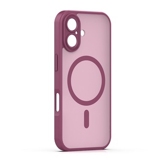 iPhone 16 GIGAPACK Szilikon telefonvédő ütésállóság, MagSafe, BORDÓ