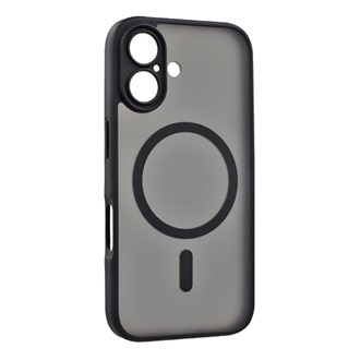 iPhone 16 GIGAPACK Szilikon telefonvédő ütésállóság, MagSafe, FEKETE