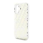 iPhone 16 KARL LAGERFELD IML ELECTROPLATED REPEATED LOGO szilikon telefonvédő ütésállóság ARANY