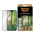 iPhone 16 PANZERGLASS ECO MATRIX képernyővédő üveg flexibilis, karcálló + segédkeret, ÁTLÁTSZÓ