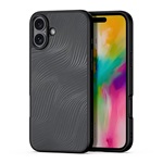 iPhone 16 Plus 5G DUX DUCIS AIMO szilikon telefonvédő ütésállóság, hullám, FEKETE