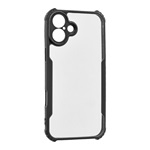 iPhone 16 Plus 5G Gigapack Szilikon telefonvédő ütésállóság, kameravédő, FEKETE