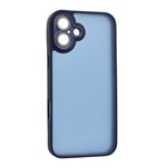 iPhone 16 Plus 5G Gigapack Szilikon telefonvédő ütésállóság, kameravédő, SÖTÉTKÉK