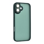 iPhone 16 Plus 5G Gigapack Szilikon telefonvédő ütésállóság, kameravédő, SÖTÉTZÖLD