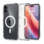 iPhone 16 Plus 5G SPIGEN ULTRA HYBRID MAG műanyag telefonvédő ütésállóság, MagSafe, FEHÉR