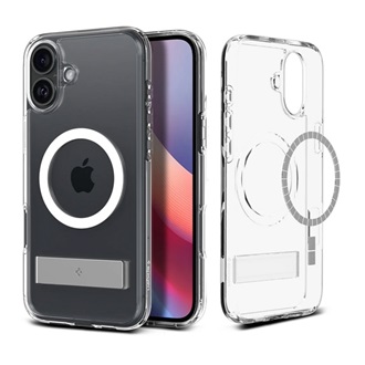 iPhone 16 Plus 5G SPIGEN ULTRA HYBRID S műanyag telefonvédő ütésállóság, MagSafe, ÁTLÁTSZÓ