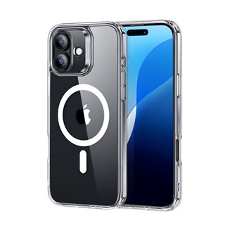 iPhone 16 Plus ESR CH HALOLOCK szilikon telefonvédő ütésállóság, MagSafe, ÁTLÁTSZÓ