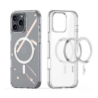 iPhone 16 Pro 5G DUX DUCIS CLIN szilikon telefonvédő ütésállóság, MagSafe, ÁTLÁTSZÓ