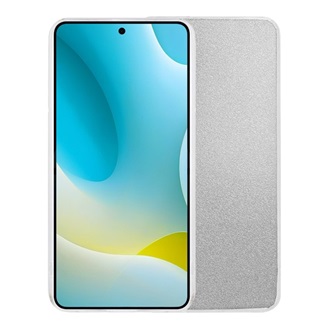 iPhone 16 Pro 5G Gigapack Szilikon telefonvédő műanyag belső, csillogó hátlap, EZÜST