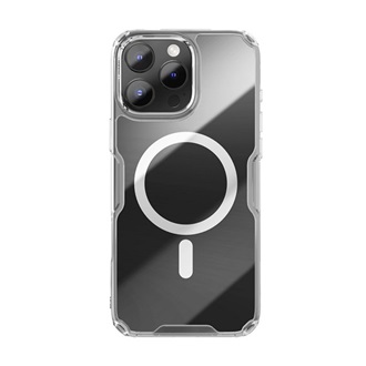 iPhone 16 Pro 5G NILLKIN NATURE PRO MAGNETIC műanyag telefonvédő ütésállóság, MagSafe, ÁTLÁTSZÓ