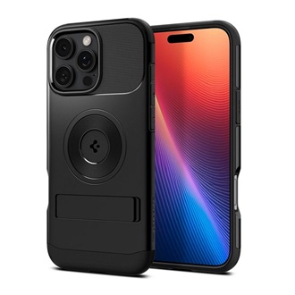 iPhone 16 Pro 5G SPIGEN SLIM ARMOR MAG szilikon telefonvédő műanyag hátlap, MagSafe, FEKETE