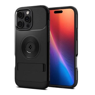 iPhone 16 Pro 5G SPIGEN SLIM ARMOR MAG szilikon telefonvédő műanyag hátlap, MagSafe, FEKETE