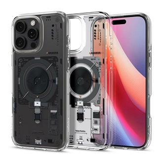 iPhone 16 Pro 5G SPIGEN ULTRA HYBRID MAG NEO ONE műanyag telefonvédő ütésállóság, MagSafe, ÁTLÁTSZÓ