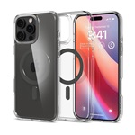 iPhone 16 Pro 5G SPIGEN ULTRA HYBRID MAG műanyag telefonvédő ütésállóság, MagSafe, SÖTÉTSZÜRKE