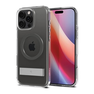 iPhone 16 Pro 5G SPIGEN ULTRA HYBRID S műanyag telefonvédő ütésállóság, MagSafe, SÖTÉTSZÜRKE