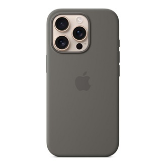 iPhone 16 Pro APPLE szilikon telefonvédő MagSafe KŐSZÜRKE