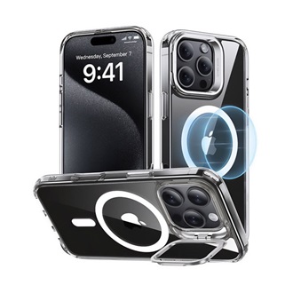 iPhone 16 Pro ESR CH HALOLOCK szilikon telefonvédő ütésállóság, MagSafe, ÁTLÁTSZÓ