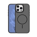 iPhone 16 Pro GIGAPACK Szilikon telefonvédő műanyag hátlap, MagSafe, FEKETE