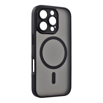 iPhone 16 Pro GIGAPACK Szilikon telefonvédő ütésállóság, MagSafe, FEKETE