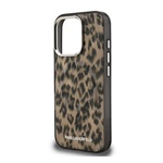 iPhone 16 Pro KARL LAGERFELD IML LEOPARD MAGSAFE szilikon telefonvédő ütésállóság, leopárd minta, BARNA