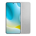 iPhone 16 Pro Max 5G Gigapack Szilikon telefonvédő műanyag belső, csillogó hátlap, EZÜST