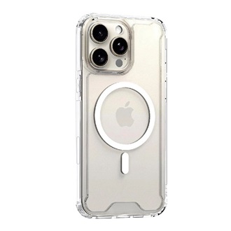 iPhone 16 Pro Max 5G Gigapack Szilikon telefonvédő ütésállóság, MagSafe, ÁTLÁTSZÓ