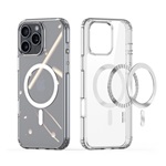 iPhone 16 Pro Max 5G Gigapack Szilikon telefonvédő ütésállóság, MagSafe, ÁTLÁTSZÓ