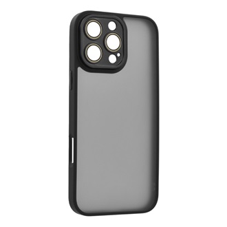 iPhone 16 Pro Max 5G Gigapack Szilikon telefonvédő ütésállóság, kameravédő, FEKETE