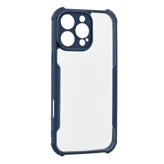 iPhone 16 Pro Max 5G Gigapack Szilikon telefonvédő ütésállóság, kameravédő, SÖTÉTKÉK