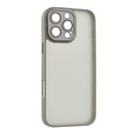 iPhone 16 Pro Max 5G Gigapack Szilikon telefonvédő ütésállóság, kameravédő, VILÁGOSSZÜRKE