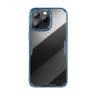 iPhone 16 Pro Max 5G NILLKIN NATURE PRO szilikon telefonvédő ütésállóság, légpárnás sarok, SÖTÉTKÉK