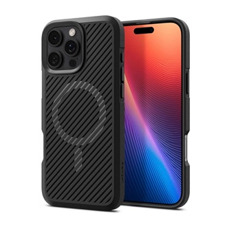 iPhone 16 Pro Max 5G SPIGEN CORE ARMOR MAG szilikon telefonvédő ütésállóság, MagSafe, FEKETE