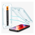 iPhone 16 Pro Max 5G SPIGEN EZ FIT HD képernyővédő üveg 2db 2.5D, 9H + segédkeret, ÁTLÁTSZÓ