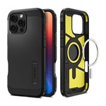 iPhone 16 Pro Max 5G SPIGEN TOUGH ARMOR MAG műanyag telefonvédő ütésállóság, MagSafe, FEKETE