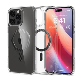 iPhone 16 Pro Max 5G SPIGEN ULTRA HYBRID MAG műanyag telefonvédő ütésállóság, MagSafe, ÁTLÁTSZÓ