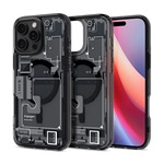 iPhone 16 Pro Max 5G SPIGEN ULTRA HYBRID ZERO ONE műanyag telefonvédő ütésállóság, MagSafe, FEKETE