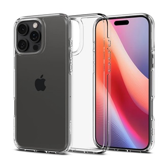 iPhone 16 Pro Max 5G SPIGEN ULTRA HYBRID műanyag telefonvédő ütésállóság, légpárnás keret, ÁTLÁTSZÓ