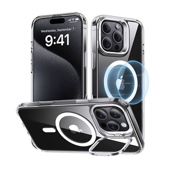 iPhone 16 Pro Max ESR CH HALOLOCK szilikon telefonvédő ütésállóság, MagSafe, ÁTLÁTSZÓ