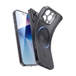 iPhone 16 Pro Max ESR ZERO HALOLOCK szilikon telefonvédő ütésállóság, MagSafe, FEKETE