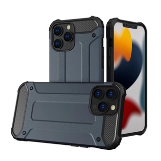 iPhone 16 Pro Max GIGAPACK Defender szilikon telefonvédő ütésállóság, fémhatás, SÖTÉTKÉK