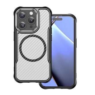 iPhone 16 Pro Max GIGAPACK Szilikon telefonvédő ütésállóság, MagSafe, FEKETE