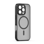 iPhone 16 Pro Max GIGAPACK Szilikon telefonvédő ütésállóság, MagSafe, FEKETE