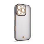 iPhone 16 Pro Max GIGAPACK Szilikon telefonvédő ütésállóság, kameravédő, ARANY/SÖTÉTKÉK