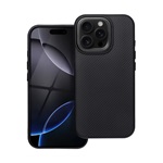 iPhone 16 Pro Max GIGAPACK Szilikon telefonvédő ütésállóság, karbon minta, FEKETE